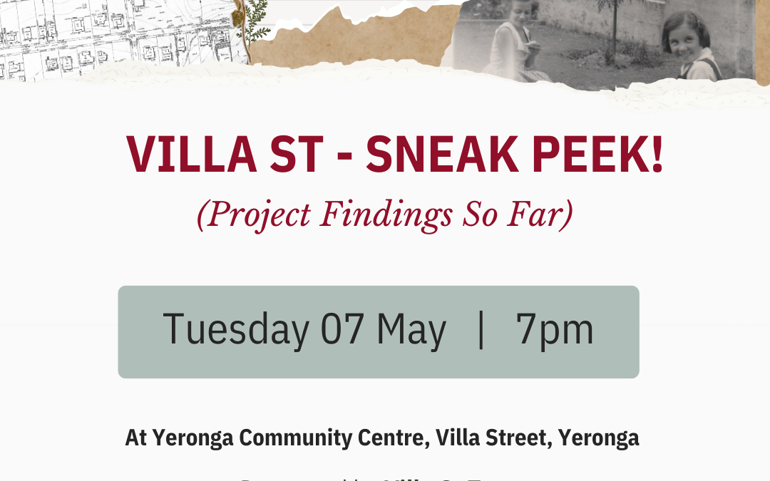 Villa Street – Sneak Peak